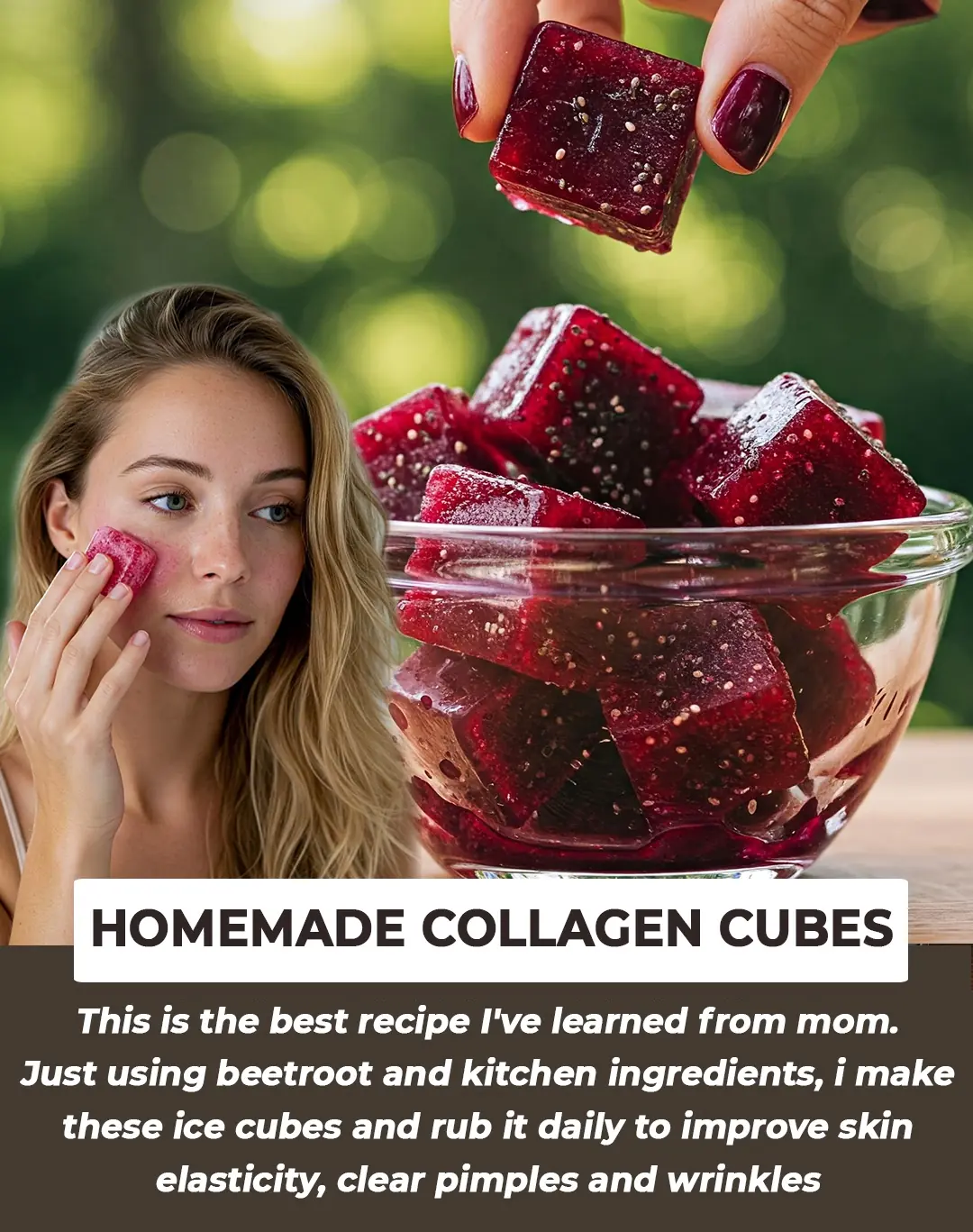 Easy Recipe to Make ABC Collagen Ice Cubes at Home: The Secret to Glowing, Firm Skin
