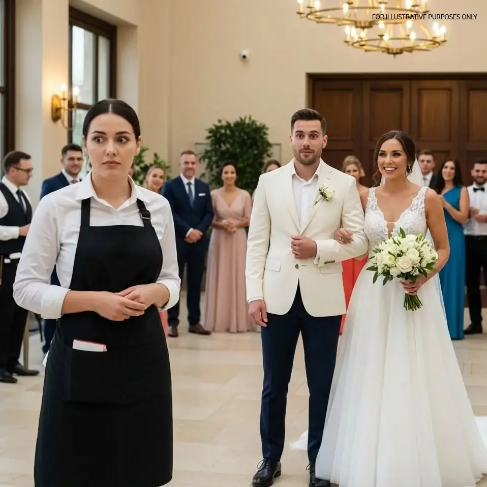 Working as a Waitress at a Wedding, I Froze When I Saw My Own Husband Dressed as the Groom