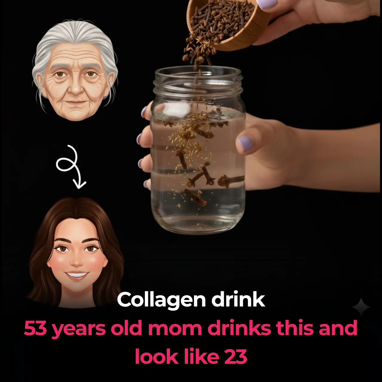 Clove Cumin Collagen Drink: Erase Wrinkles & Age Spots