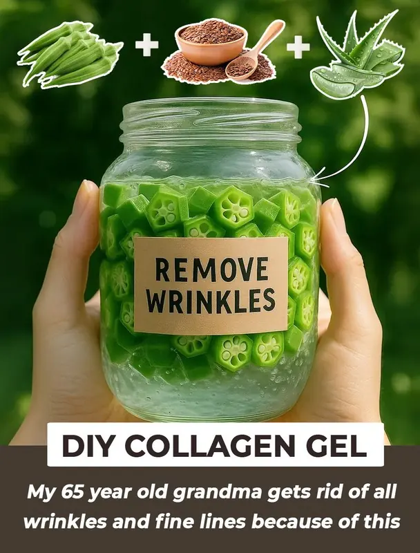 Collagen Gel: My 65 year old grandma gets rid of all wrinkles and fine lines because of this 👇👇👇