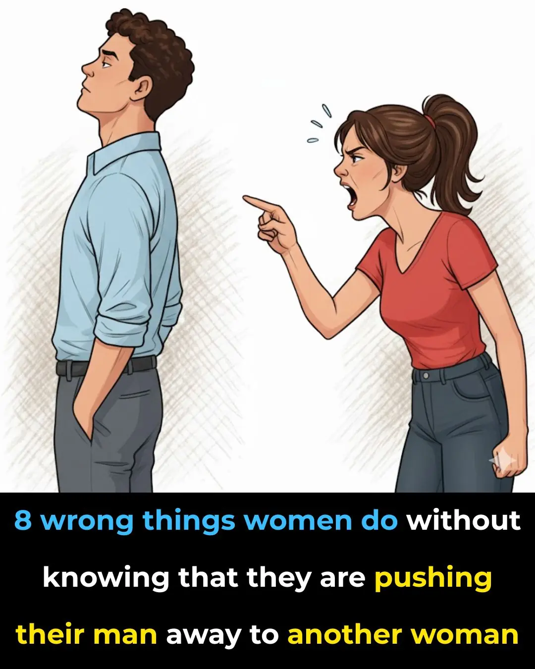 8 Wrong Things Women Do Without Knowing That They Are Pushing Their Man Away To Another Woman