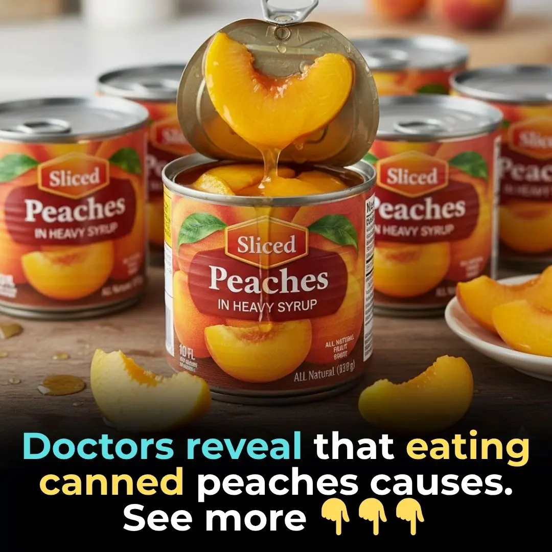 Doctors reveal that eating canned peaches causes ...