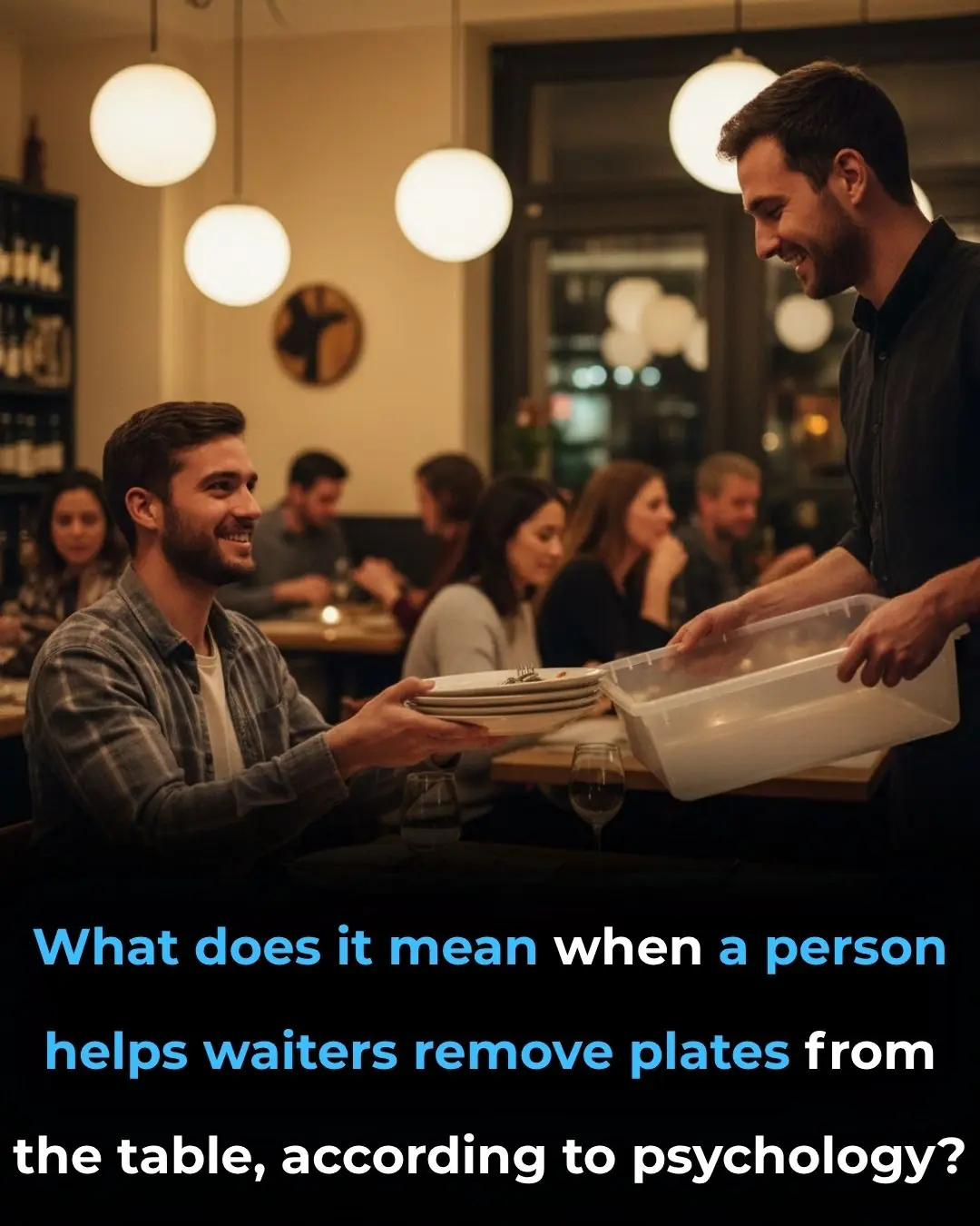 What Clearing the Table Says About You