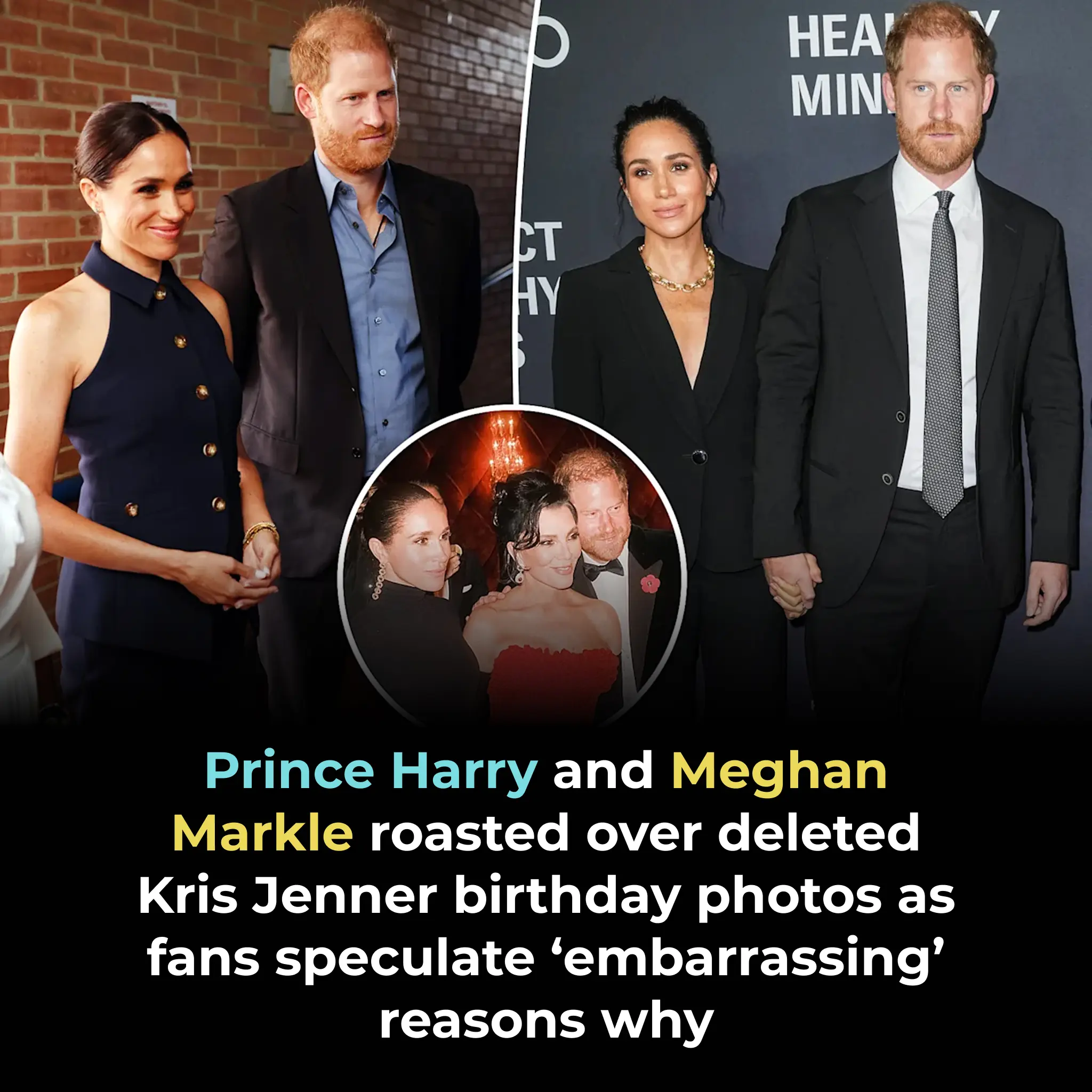 Prince Harry and Meghan Markle roasted over deleted Kris Jenner birthday photos as fans speculate ‘embarrassing’ reasons why