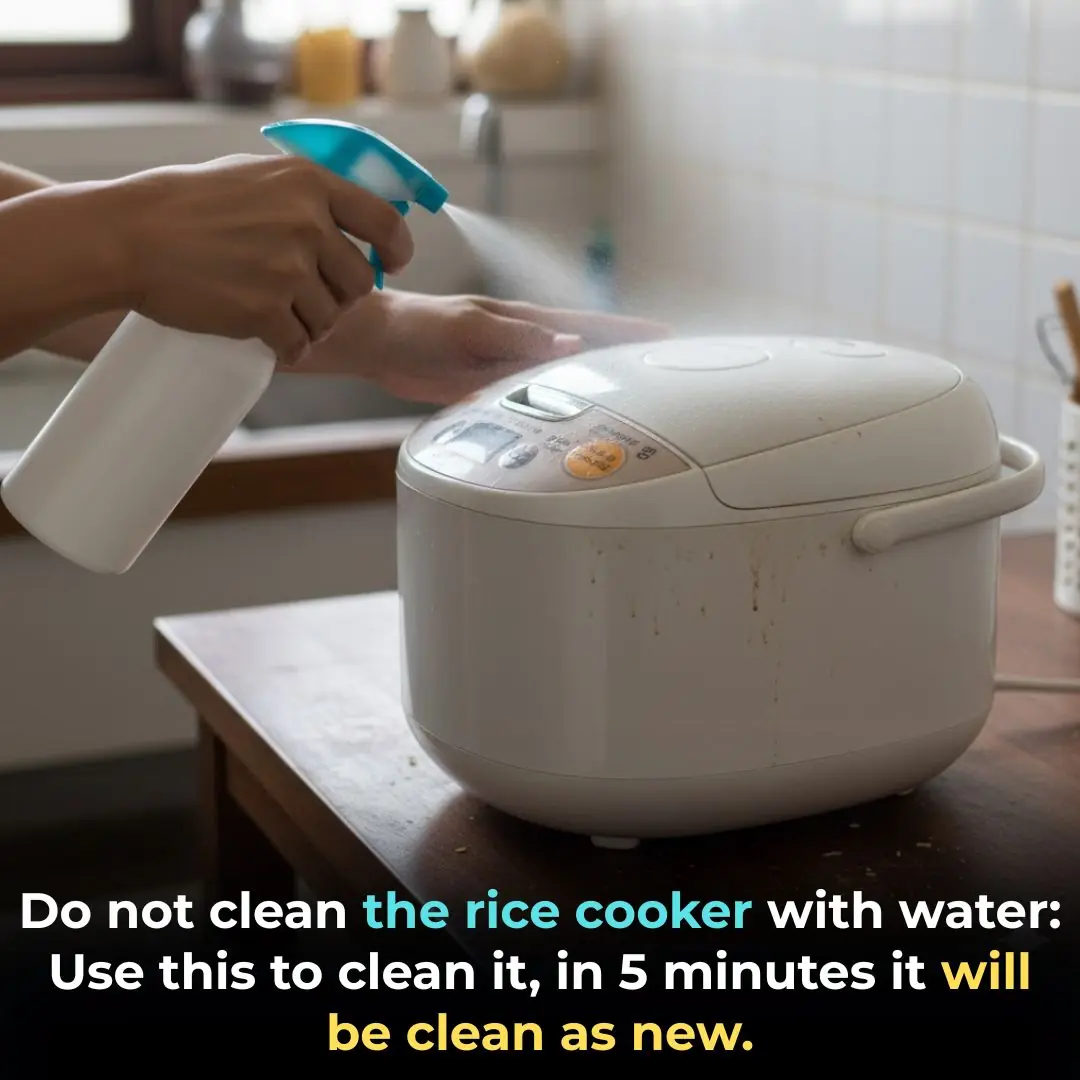 Don’t Clean a Dirty Rice Cooker with Plain Water: Use This Trick and It’ll Shine Like New in Just 5 Minutes