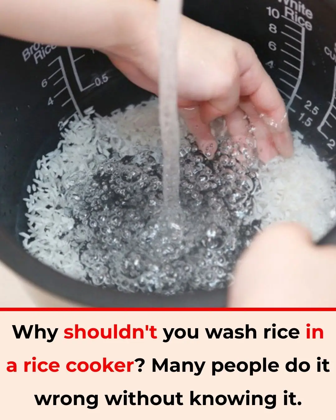 Why You Shouldn’t Wash Rice Inside the Electric Rice Cooker: A Common Mistake Many People Don’t Know
