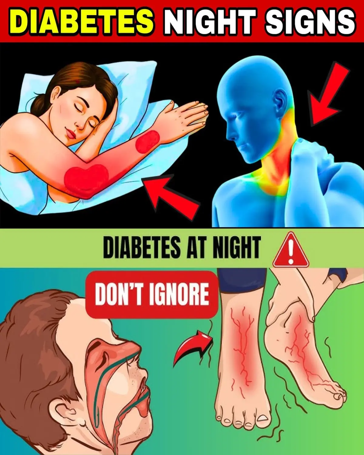 7 Nighttime Signs of Diabetes + 8 Tips to Avoid Blood Sugar Spikes Without Cutting Carbs!