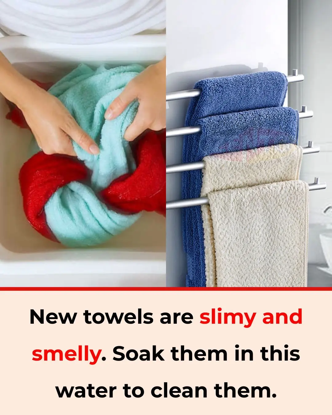 New Towels Feeling Sticky and Smelly? Soak Them in This to Make Them Clean
