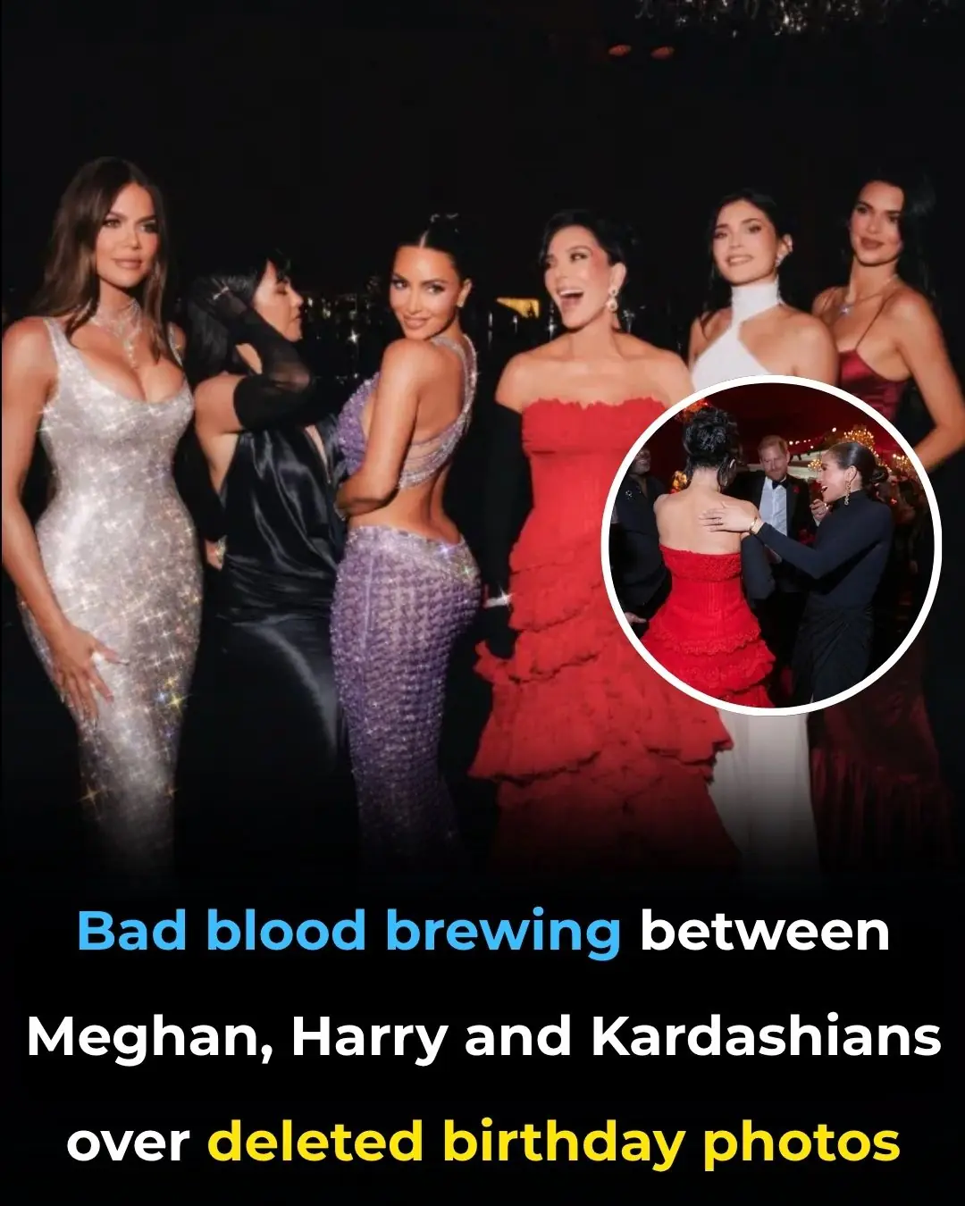 Bad blood brewing between Meghan, Harry and Kardashians over deleted birthday photos: report