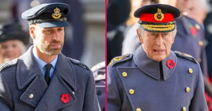 Prince William steps out with King Charles for special Windsor Castle reception to mark Remembrance Day