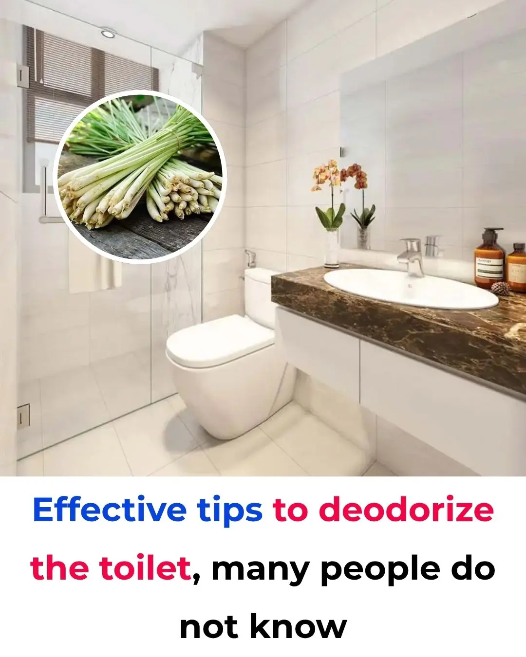Effective tips to deodorize the toilet, many people do not know