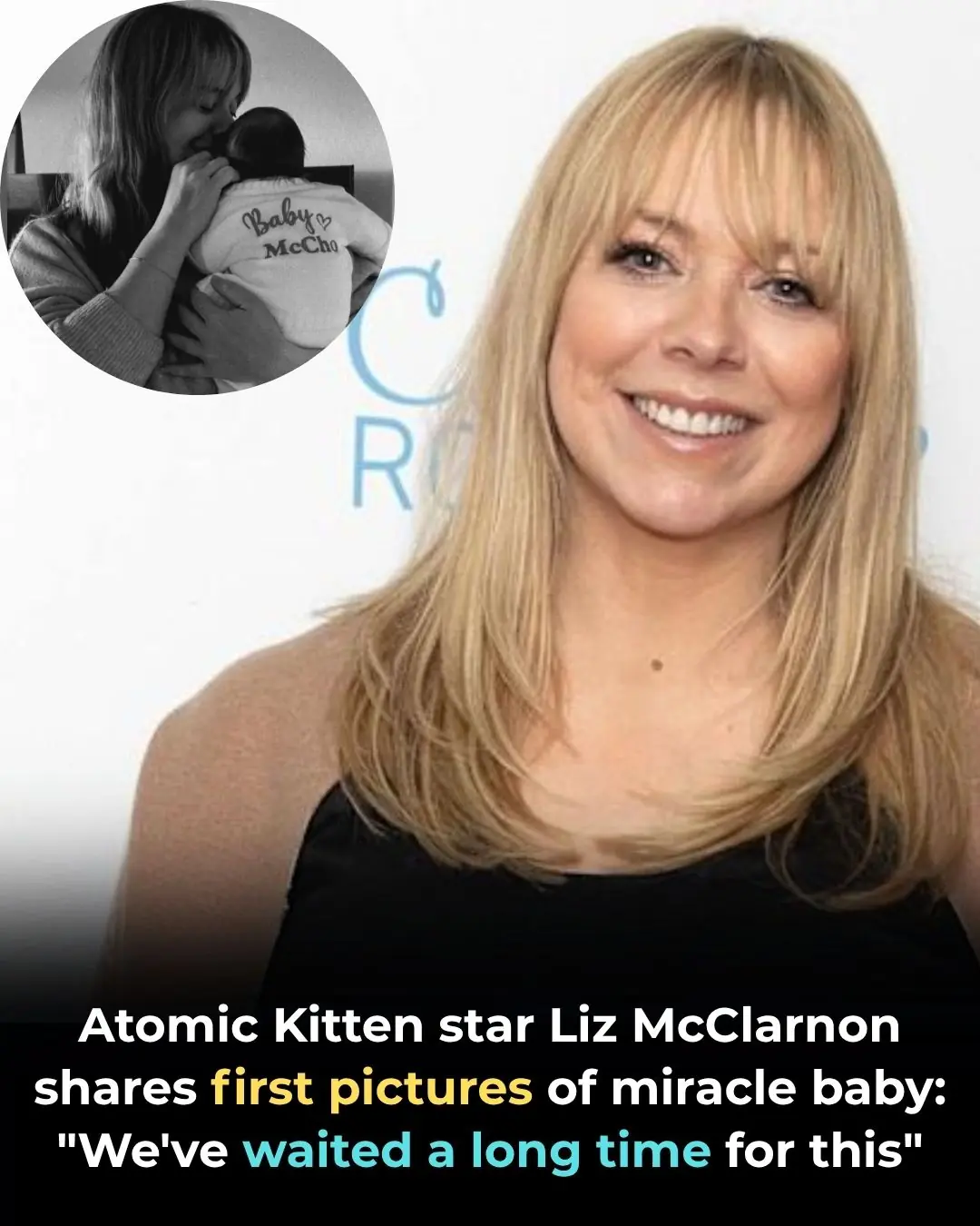 Atomic Kitten star Liz McClarnon shares first pictures of miracle baby: ‘We’ve waited a long time for this’
