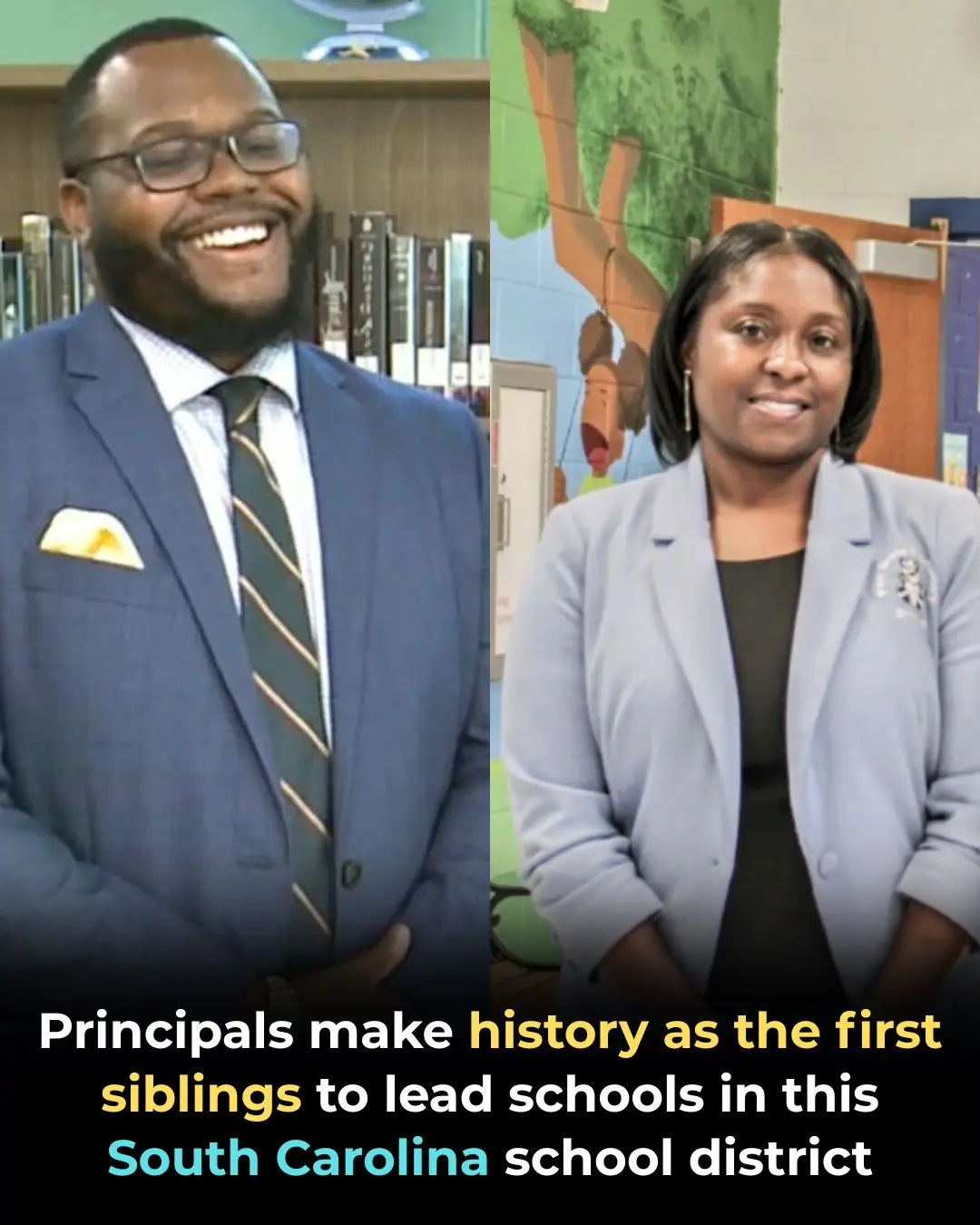 Principals Make History As The First Siblings To Lead Schools In This South Carolina School District