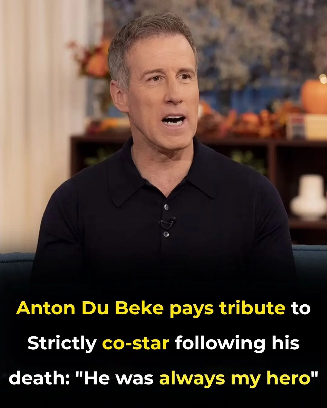 Anton Du Beke pays tribute to Strictly co-star in emotional Morning Live interview: ‘Always my hero’