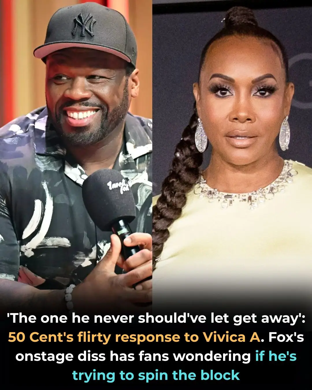 ‘The One He Never Should’ve Let Get Away’: 50 Cent’s Flirty Response to Vivica A. Fox’s Onstage Diss Has Fans Wondering If He’s Trying to Spin the Block