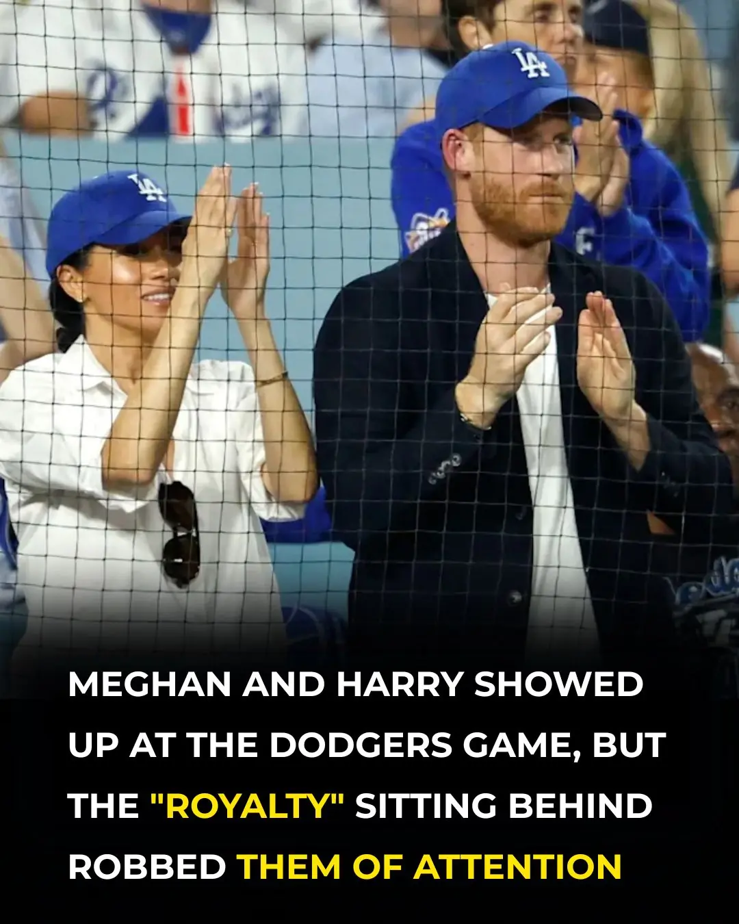 Prince Harry And Meghan Markle Turn Heads With Surprise Appearance At Dodgers Game
