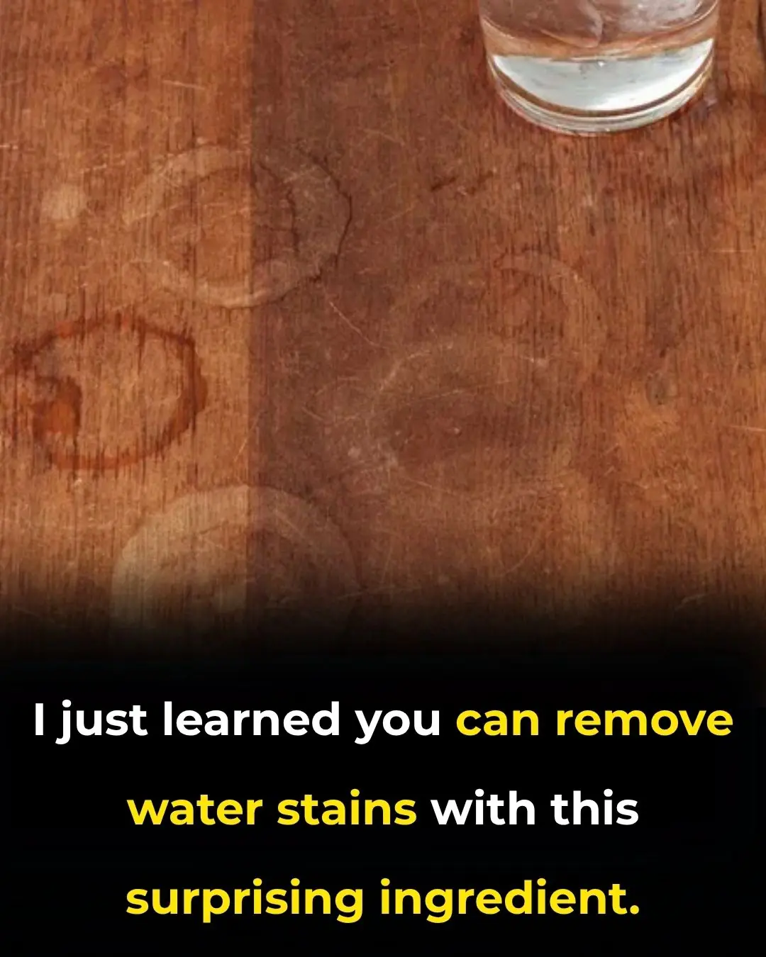 How to Remove Water Stains from Wood with Mayonnaise
