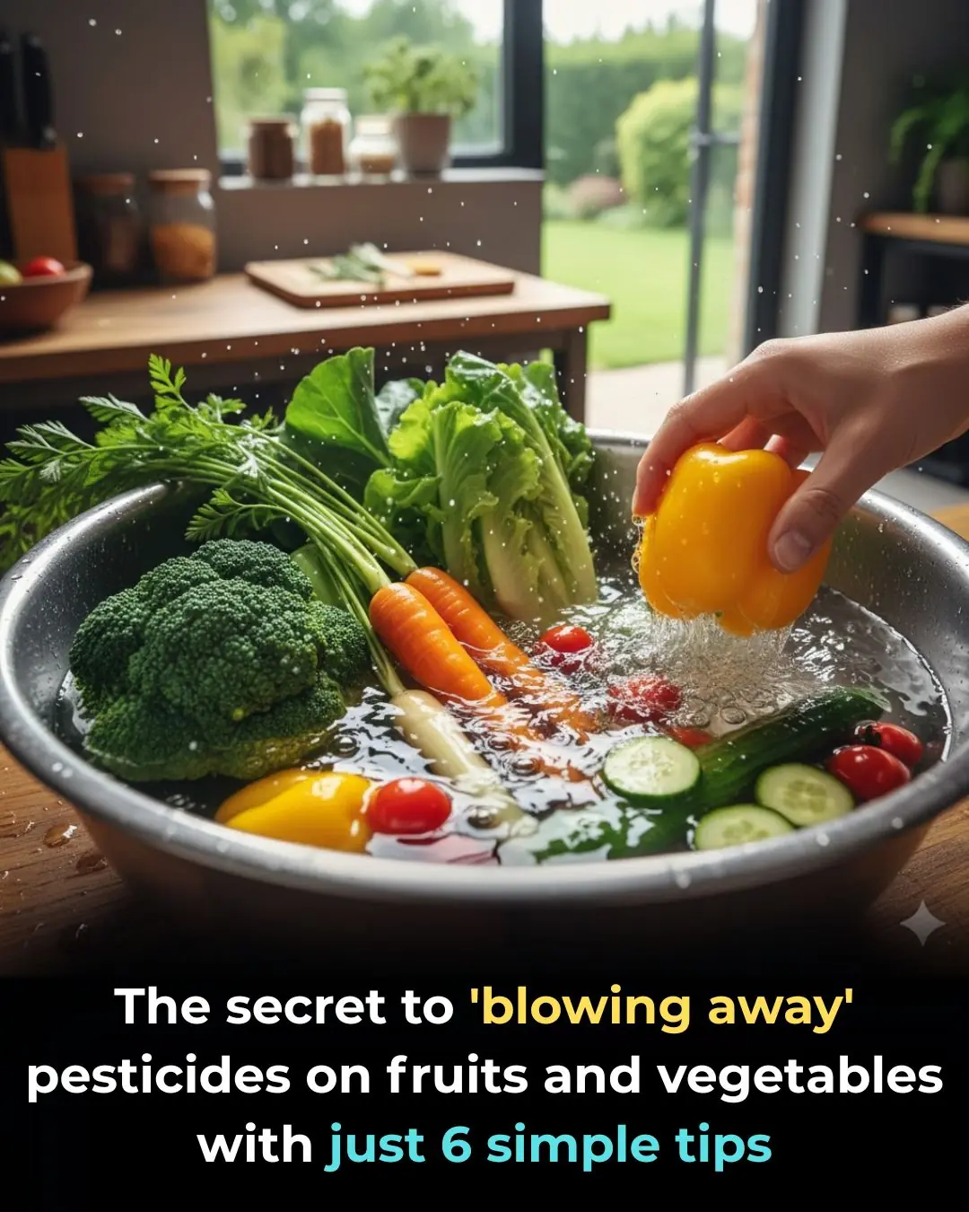 The secret to 'blowing away' pesticides on fruits and vegetables with just 6 simple tips