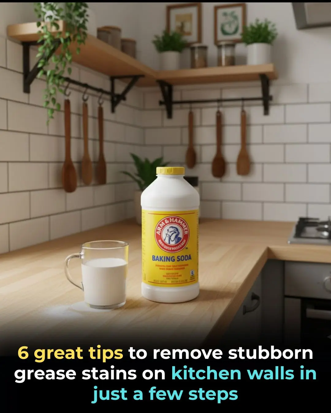 6 great tips to remove stubborn grease stains on kitchen walls in just a few steps