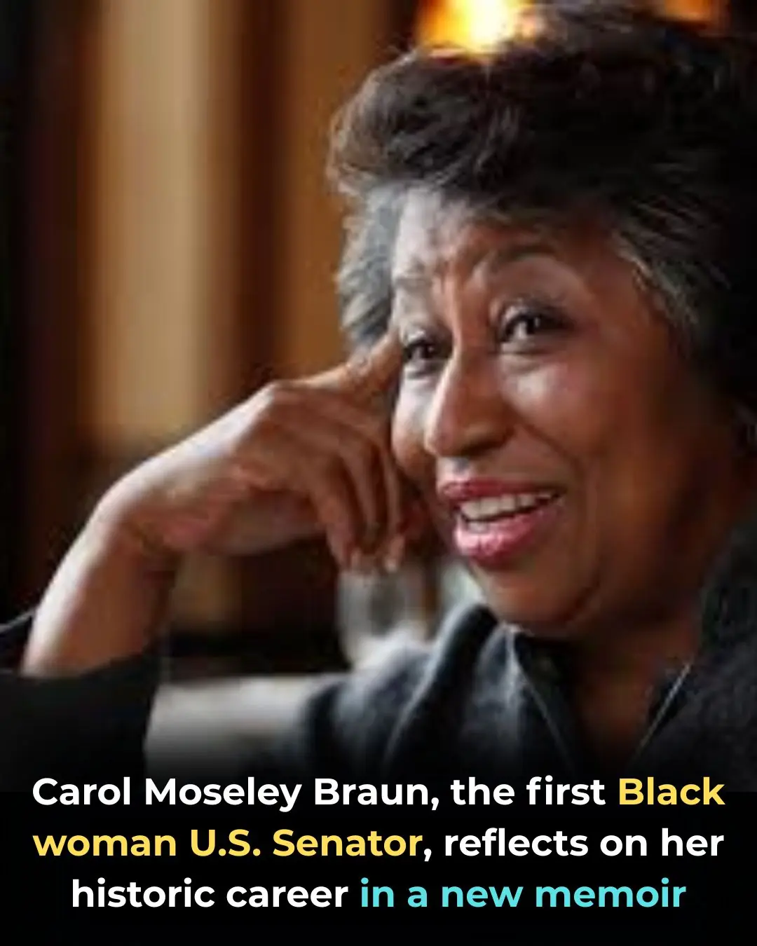 Carol Moseley Braun, the First Black Woman U.S. Senator, Reflects on Her Historic Career in New Memoir