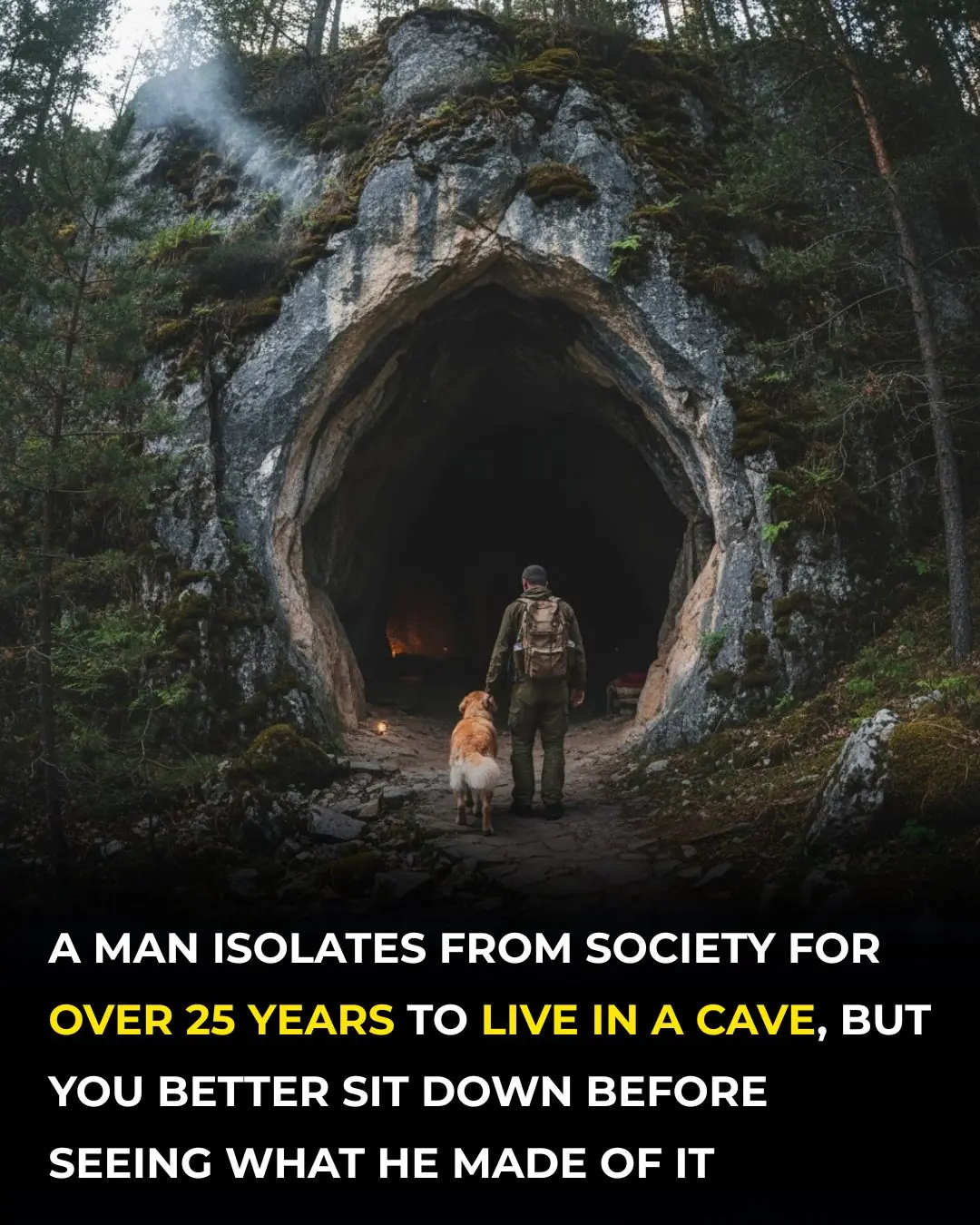 Man Isolates Himself From Society For Over 25 Years. What He Does Is Beyond Belief