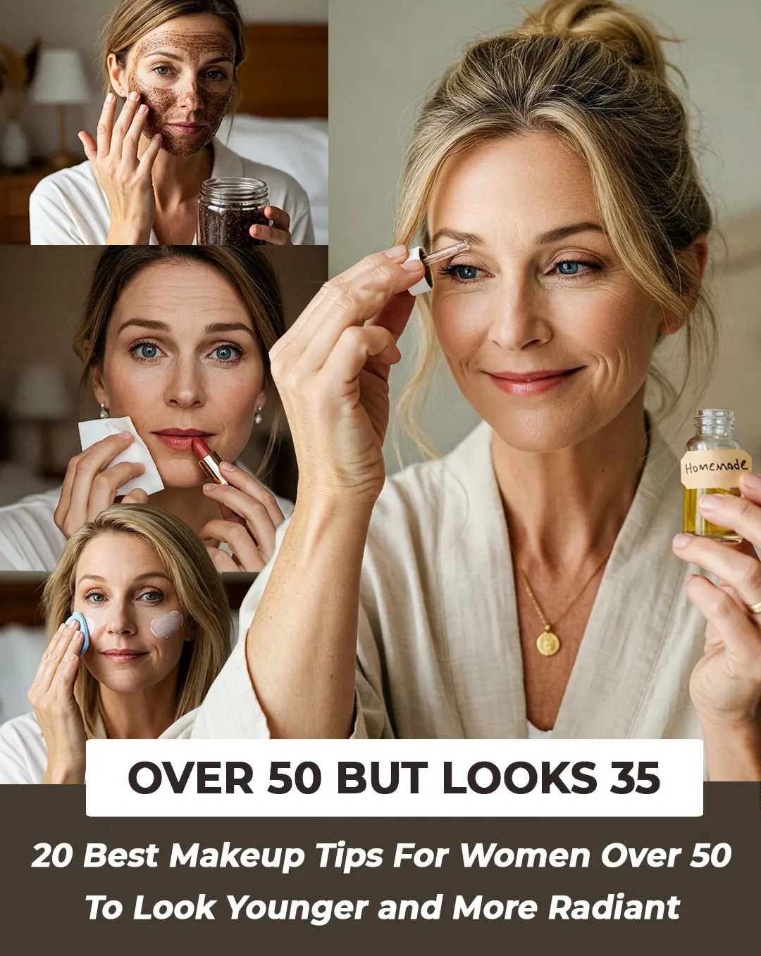 20 Makeup Tips for Women Over 50 to Look Younger and More Radiant