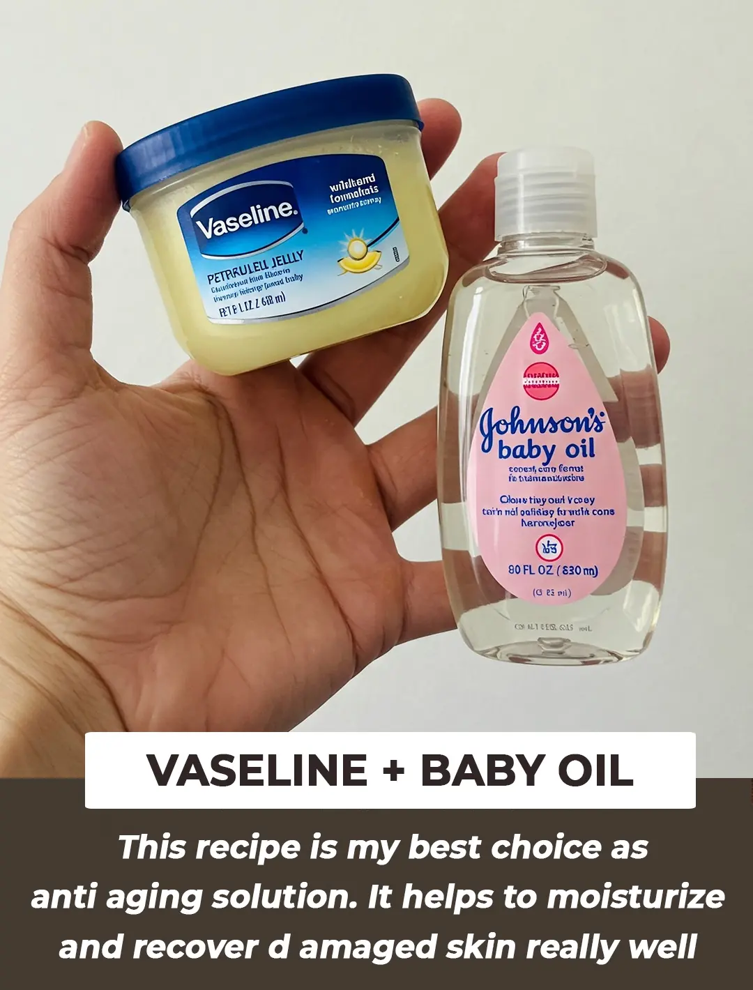 The Ultimate Anti-Aging Solution: How Vaseline and Baby Oil Can Transform Your Skin Overnight