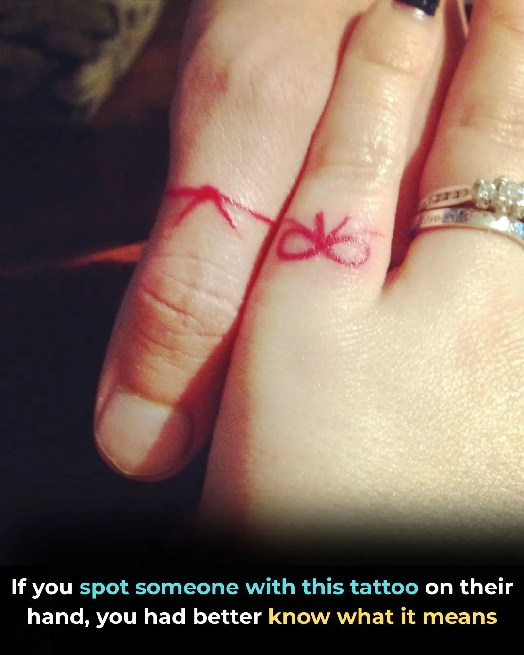 If You See Someone With This Tattoo On Their Hand, Here’s What It Means