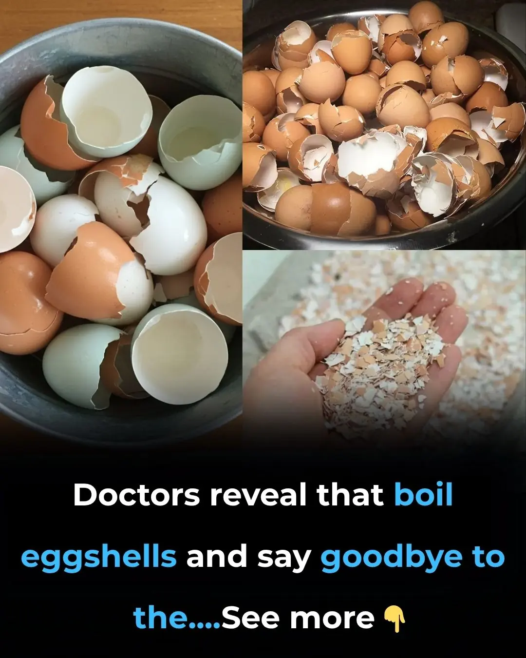 Boil eggshells and say goodbye to the …
