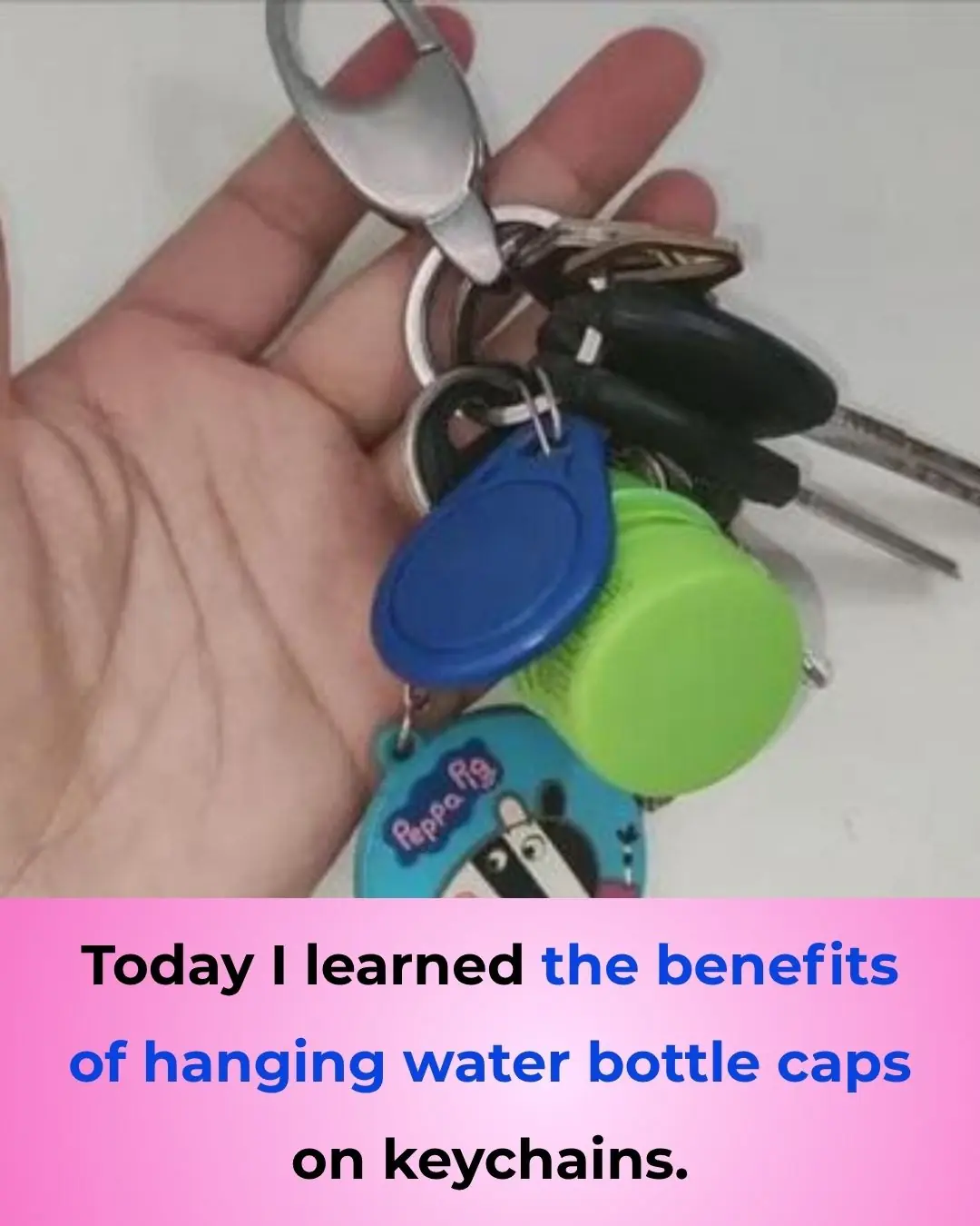 I Just Discovered the Benefits of Hanging a Bottle Cap on a Keychain