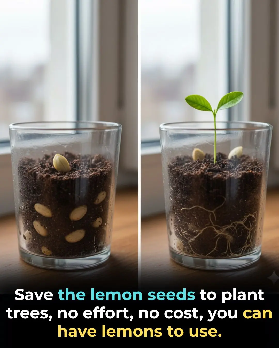 Grow a Lemon Tree From Seeds — No Cost, No Effort, and Fresh Lemons Whenever You Want