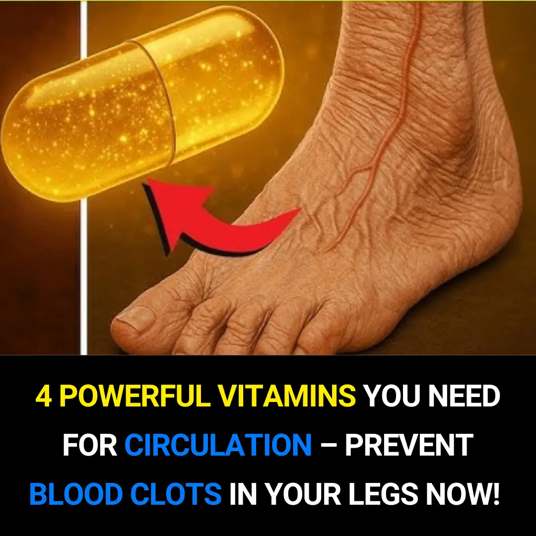 4 Powerful Vitamins You Need for Better Circulation – Prevent Blood Clots in Your Legs Now!