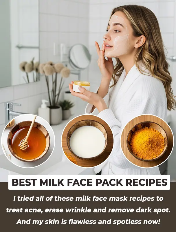 6 Milk Face Pack Recipes for Brighter & Glowing Skin – Best Milk Face Masks