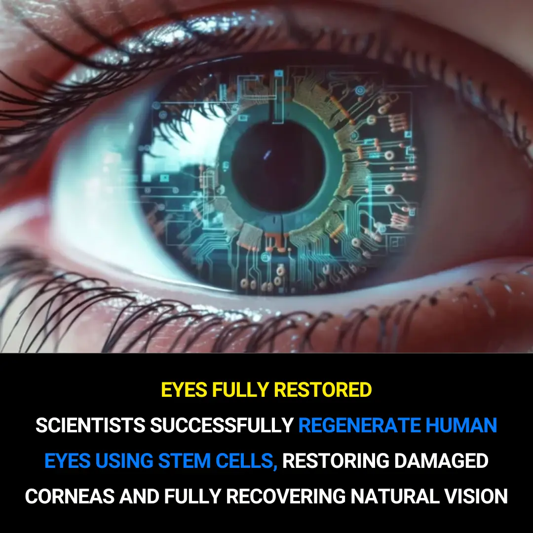 Stem Cell Breakthrough Restores Natural Vision by Regenerating Damaged Corneas
