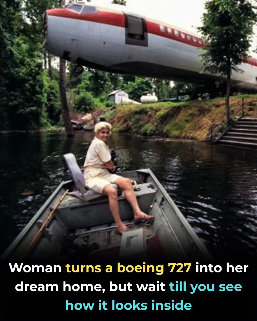Woman Turns Boeing Plane Into Fully Functional Home