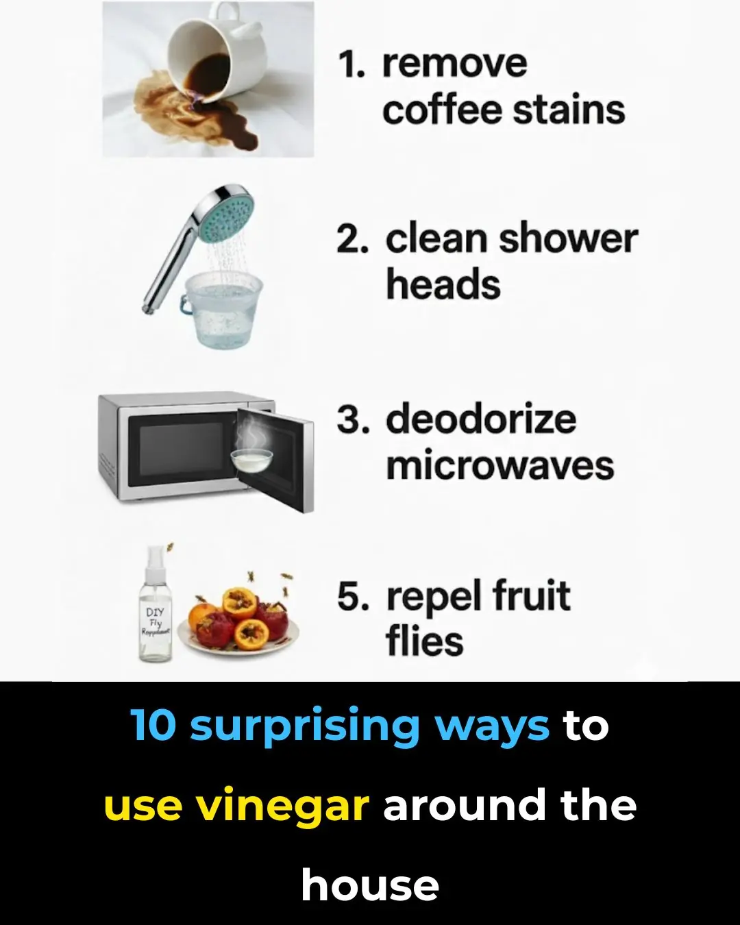10 Surprising Ways to Use Vinegar Around the House