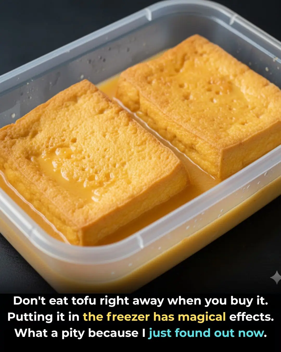 Donโt Eat Tofu Right After Buying It โ Freeze It First! The Results Are Surprisingly Amazing