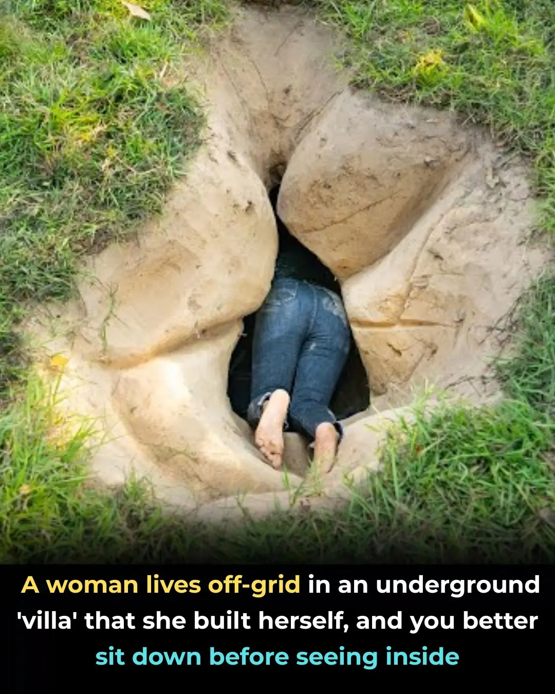 Worldโs Most Secret Underground Villa Built By A Woman Living Off The Grid