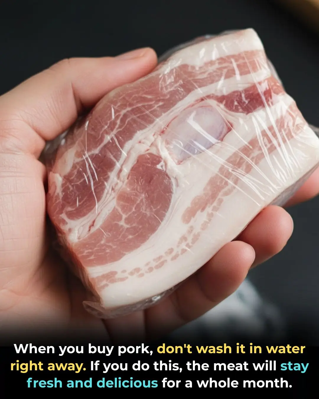 Donโt Rinse Pork Immediately After Buying It โ Use This Method to Keep It Fresh and Delicious for a Whole Month