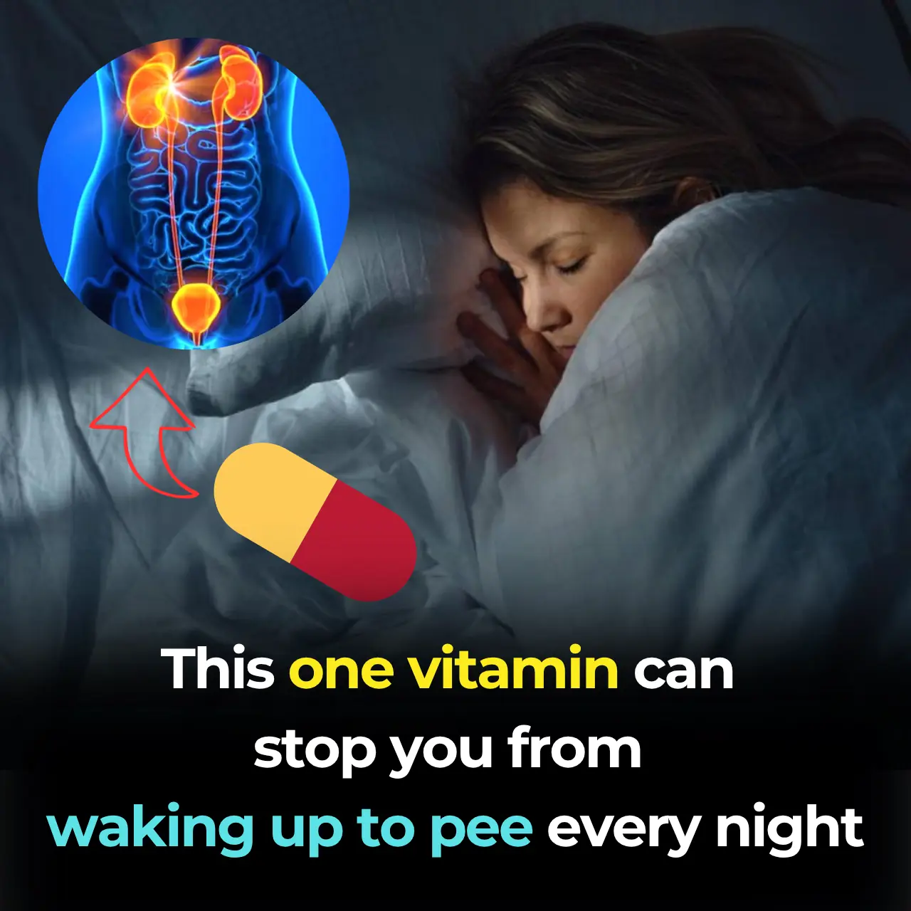 This one vitamin could help stop you from waking up to pee every night