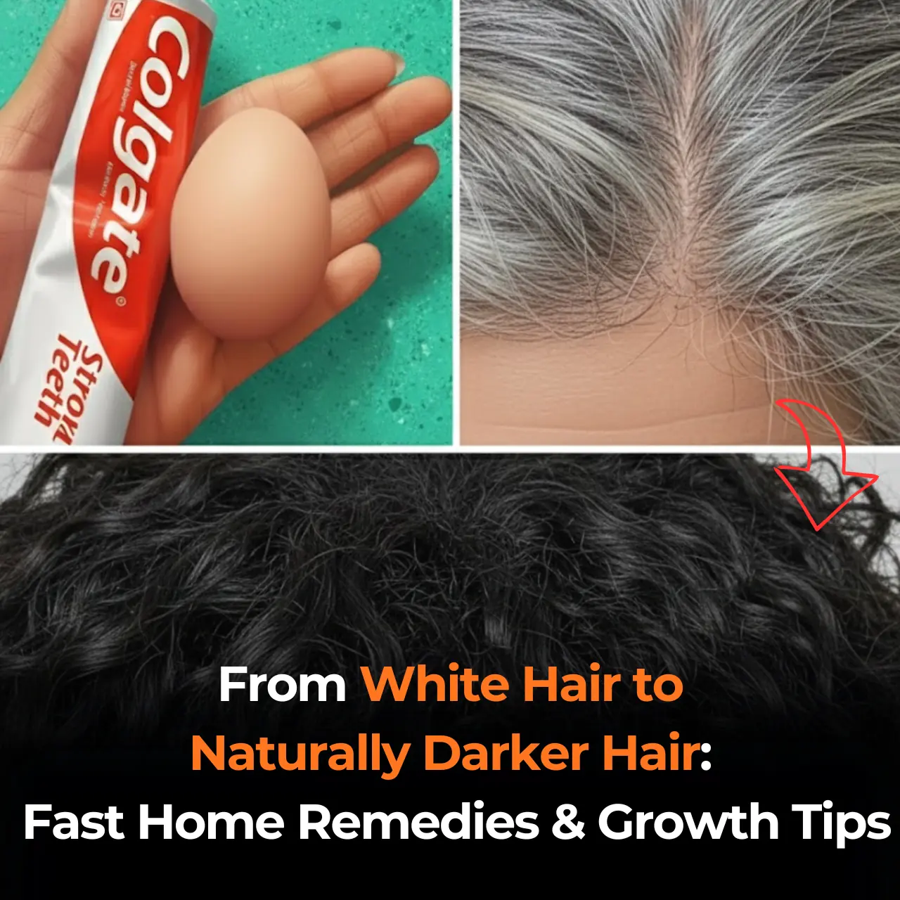 From White Hair to Naturally Darker Hair: Fast Home Remedies & Growth Tips