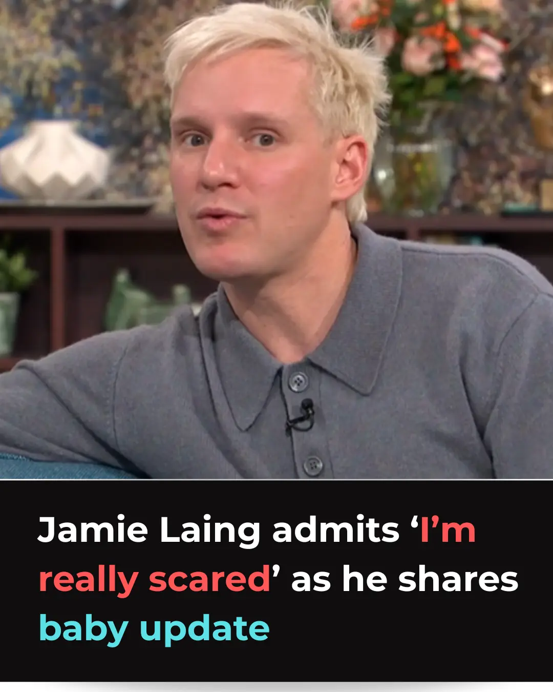 Jamie Laing admits ‘I’m really scared’ as he shares baby update