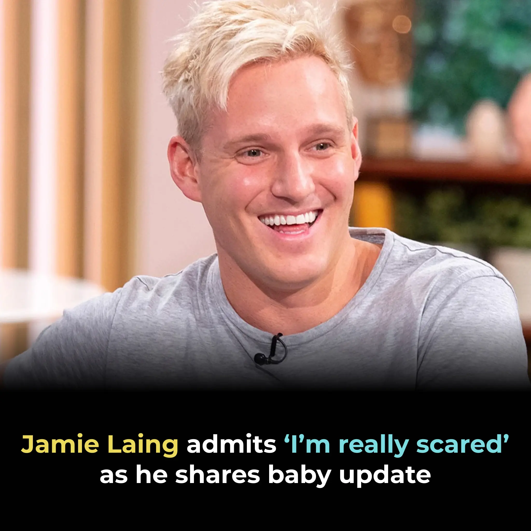Jamie Laing admits ‘I’m really scared’ as he shares baby update