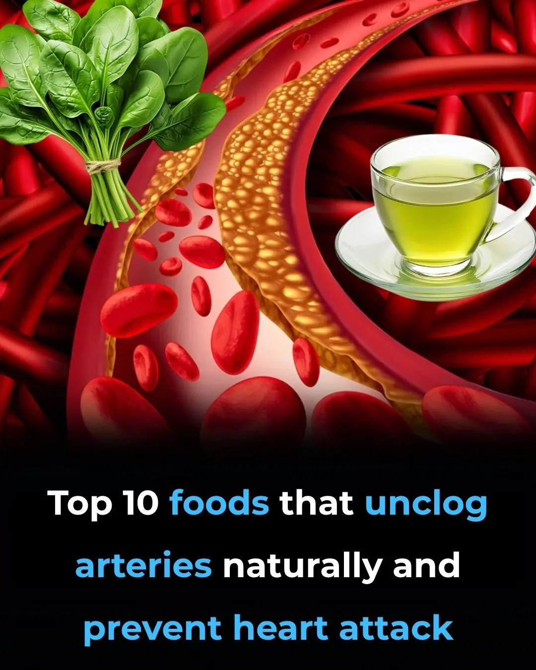 Top 10 foods that unclog arteries naturally and prevent heart attack