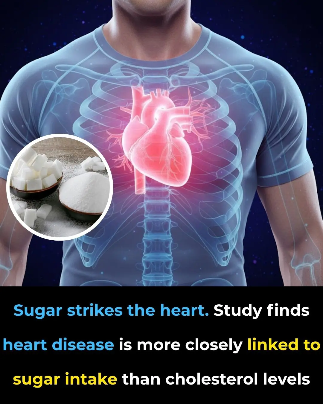 Sugar May Be a Bigger Threat to Heart Health Than Cholesterol, New Study Finds