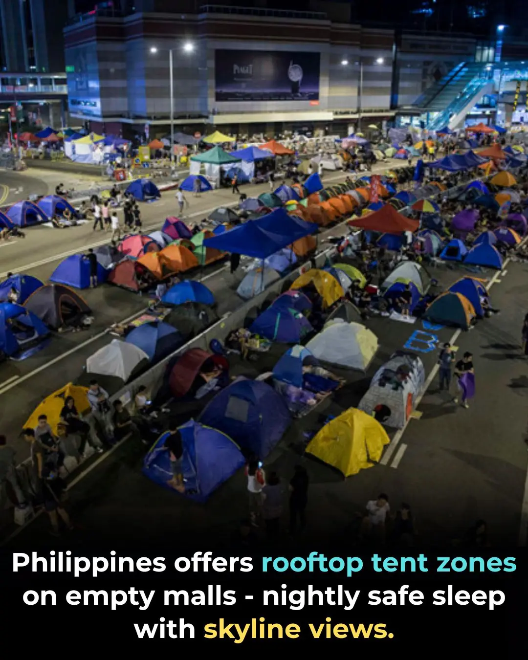 Reimagining Mall Rooftops in the Philippines: Elevated Tents Offering Safety, Dignity, and a Breath of Calm