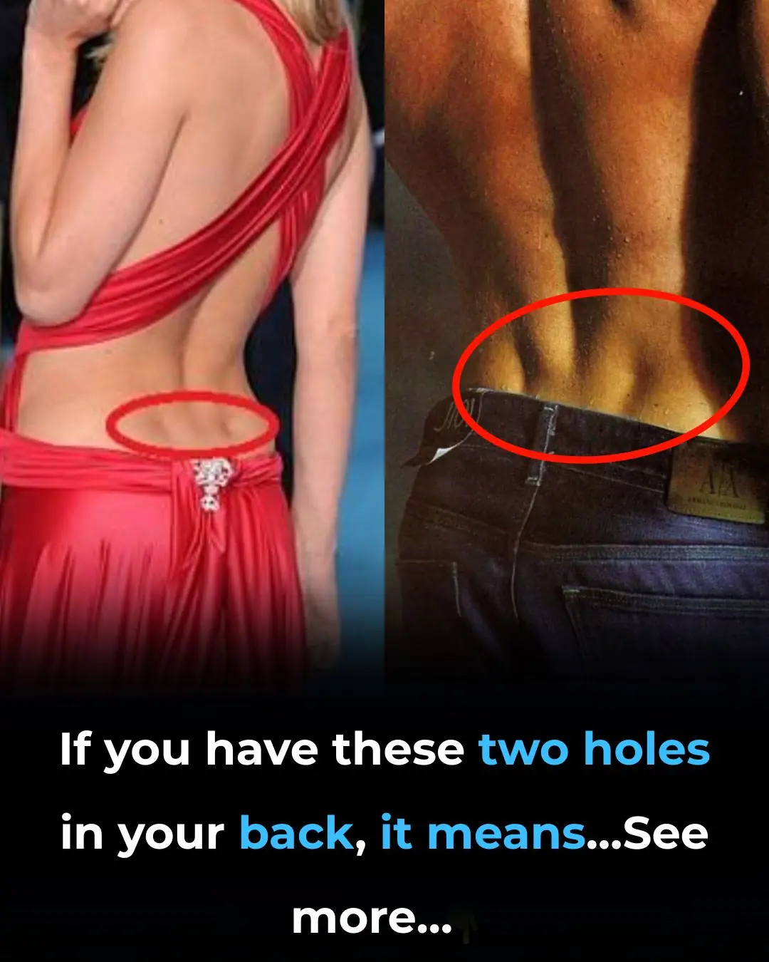 🌿 If You Have These Two “Dimples” on Your Lower Back, Here’s What They Mean