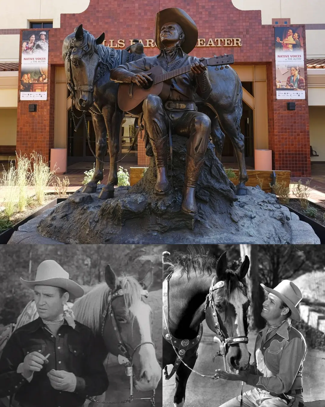 The Cowboy and His Champion.