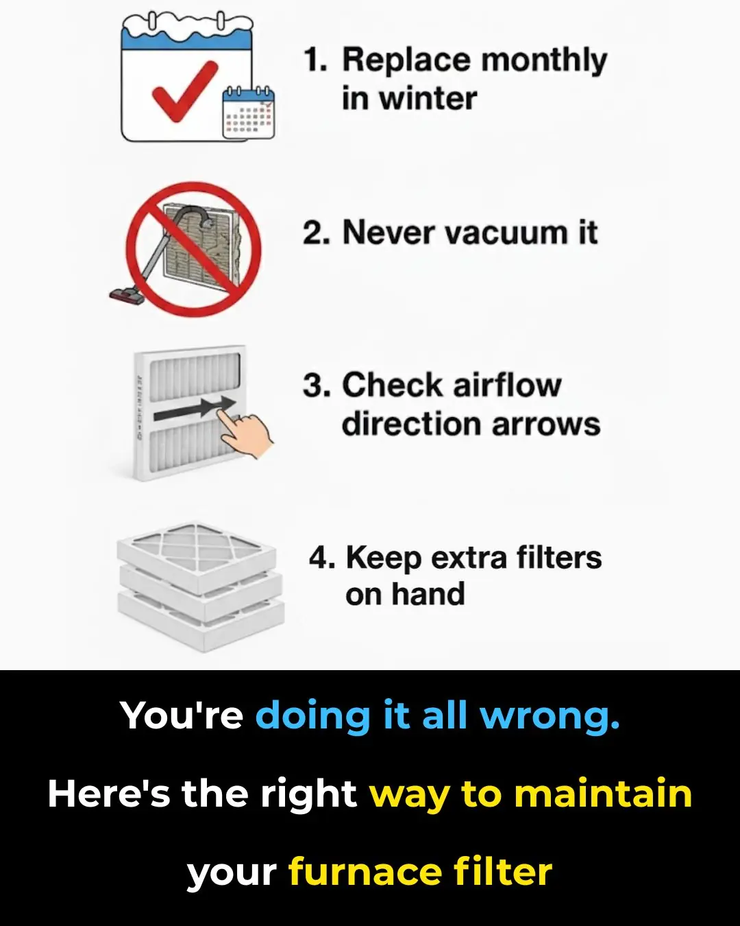 You're Doing It All Wrong — Here’s the Right Way to Maintain Your Furnace Filter