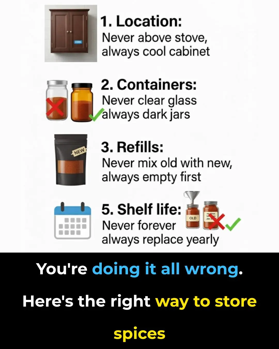 You’re Storing Your Spices Wrong — Here’s How to Do It Properly